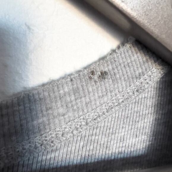 Free People Scoop Swing Tunic Ribbed Grey Long Sleeve Stretch Jersey - Picture 5 of 7